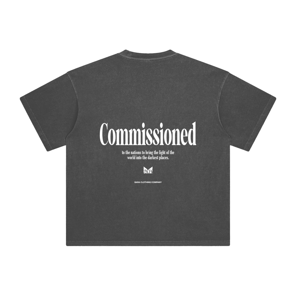 'COMMISSIONED' TEE