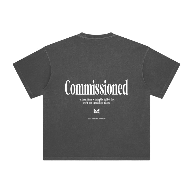 'COMMISSIONED' TEE